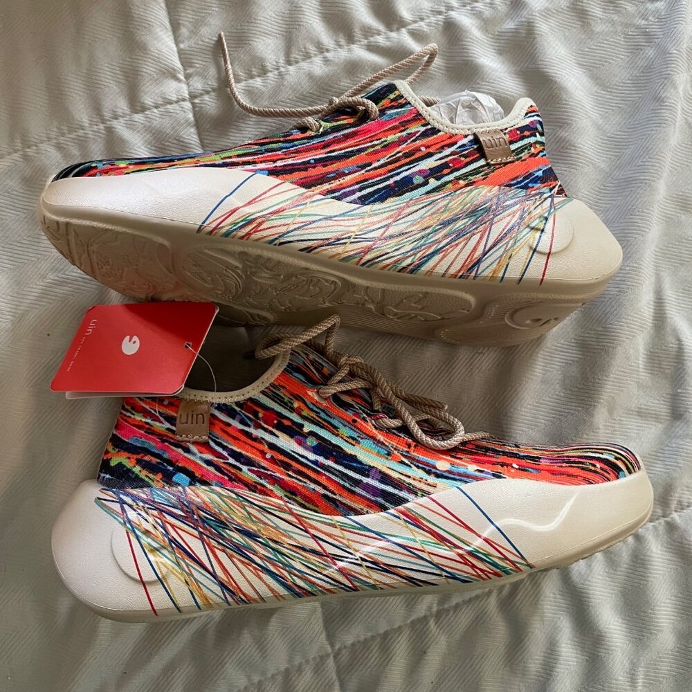 NEW NIB UIN Footwear Slip On Fashion Sneakers Lightweight Size 6.5 Festival $160 - Picture 10 of 15